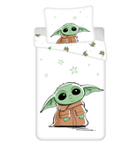 Star Wars Dekbedovertrek Baby Yoda - Eenpersoons - 140 x 200 cm  - Katoen