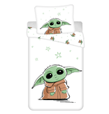 Star Wars Housse de couette Baby Yoda - Simple - 140 x 200 cm - Coton