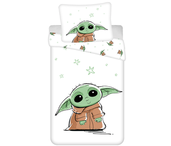 Star Wars Duvet cover Baby Yoda 140 x 200 + 70 x 90 cm Cotton