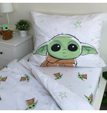 Star Wars Housse de couette Baby Yoda - Simple - 140 x 200 cm - Coton