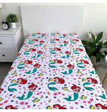 Disney Kleine Zeemeermin Fitted sheet Ocean - Single - 90 x 190/200cm - Cotton