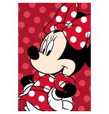 Disney Minnie Mouse Fleece plaid Dots - 110 x 140 cm - Polyester