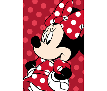 Disney Minnie Mouse Fleeceplaid Dots 100 x 150 cm  Polyester