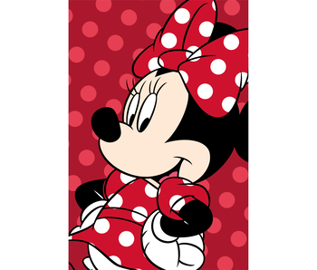 Disney Minnie Mouse Plaid polaire Dots 100 x 150 cm Polyester