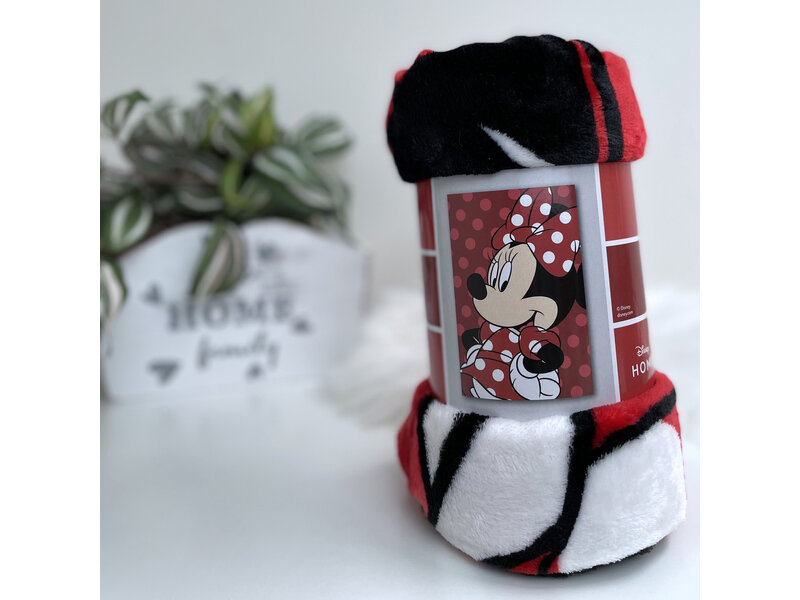 Disney Minnie Mouse Plaid polaire Dots - 110 x 140 cm - Polyester