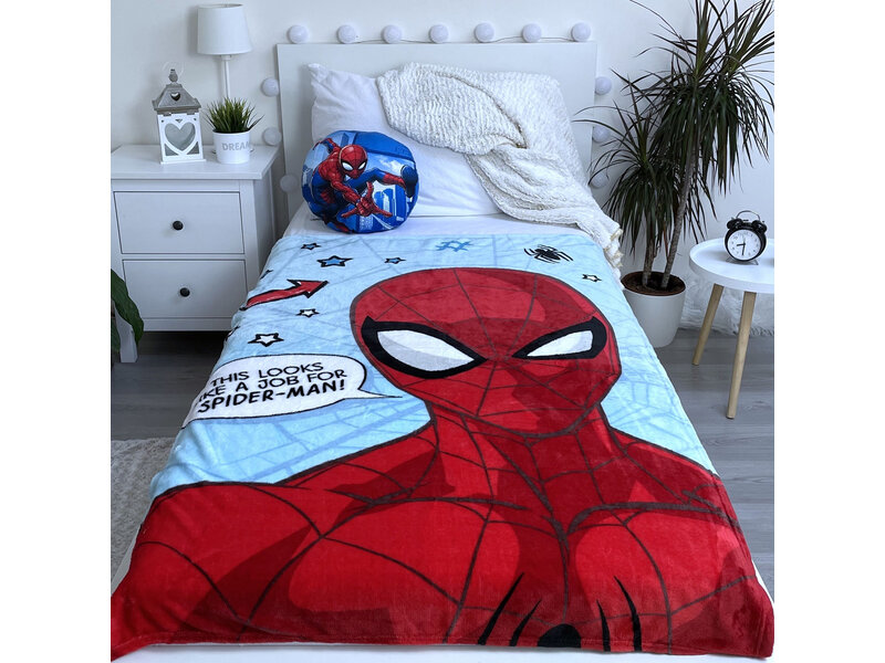 Spider-Man Plaid polaire Web - 100 x 150 cm - Polyester
