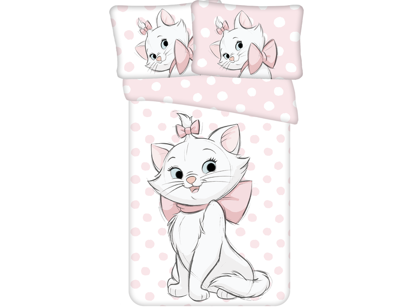 Disney Aristocats BABY Bettbezug, Dots – 135 x 100 cm – Baumwolle