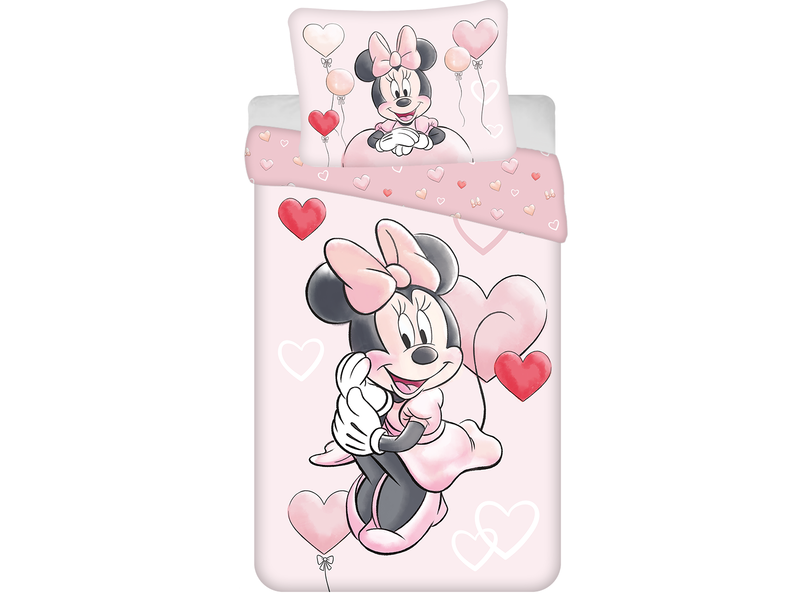 Disney Minnie Mouse Bettbezug Balloon – Einzelbett – 140 x 200 cm – Baumwolle