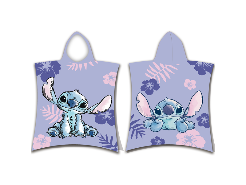 Disney Lilo & Stitch Poncho / Badeumhang, Aloha - 50 x 115 cm - Baumwolle