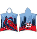 SpiderMan Poncho / Cape de bain, Super-héros - 50 x 115 cm - Coton