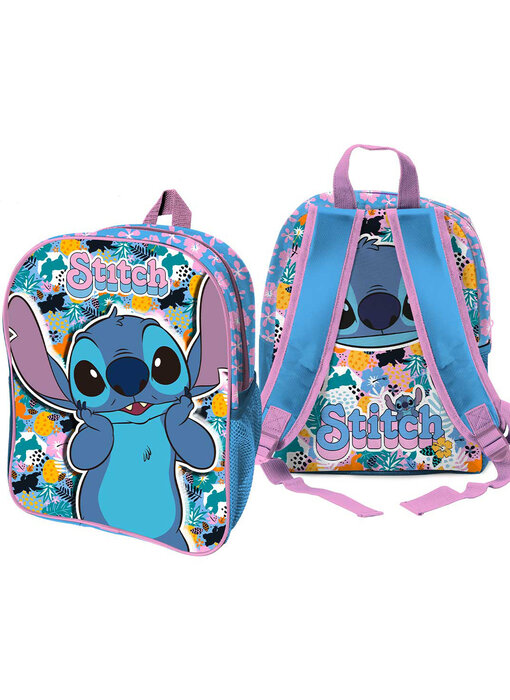 Disney Lilo & Stitch Toddler backpack Flowers 3D 31 x 25 Polyester