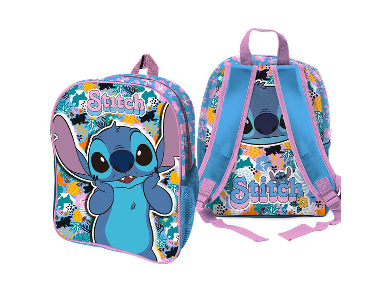 Disney Lilo & Stitch Toddler backpack Flowers 3D - 31 x 25 x 10 cm - Polyester