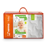 Senna Babybettdecke & Kissen, Bambus - 135 x 100 + 40 x 60 cm - Vegan