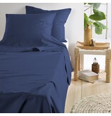 De Witte Lietaer Sheet set Olivia - Double - 280 x 280 cm - Blue - Satin cotton