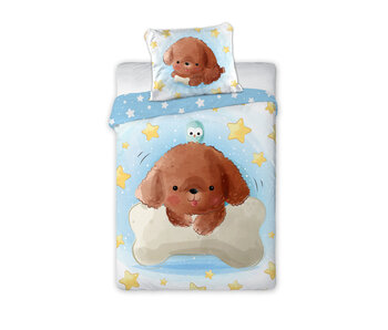 Cuddles BABY Bettbezug Welpe 100 x 135 cm / 40 x 60 Baumwolle