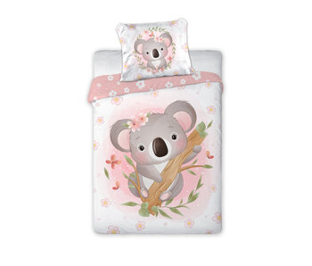 Cuddles BABY Bettbezug Koala 100 x 135 cm / 40 x 60 Baumwolle