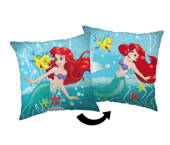 Disney Kleine Zeemeermin Coussin décoratif Friends 35 x 35 cm Polyester