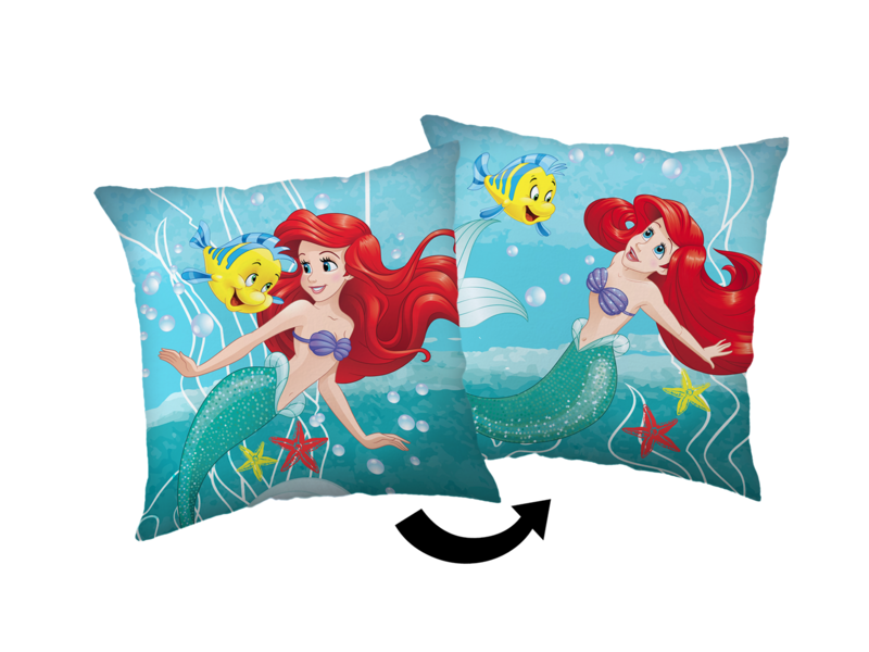 Disney Kleine Zeemeermin Decorative cushion Friends - 35 x 35 cm - Polyester