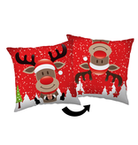 Kerst Decorative cushion Rudolf HoHoHo - 40 x 40 cm - Polyester