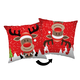 Coussin décoratif Rudolf HoHoHo 40 x 40 cm Polyester