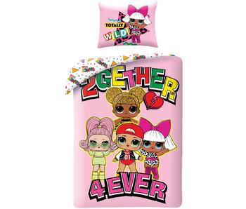 LOL Surprise! Duvet cover 2gether 4ever 140 x 200 cm + 70 x 90 cm Cotton