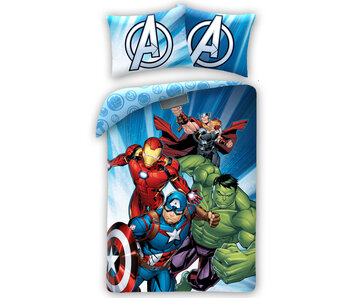 Marvel Avengers Bettbezug Team Power 140 x 200 + 70 x 90 Baumwolle