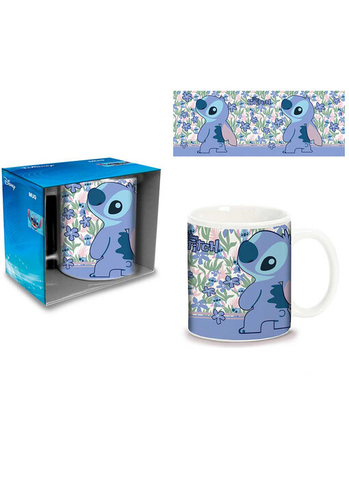 Disney Lilo & Stitch Mug Flowers 325 ml