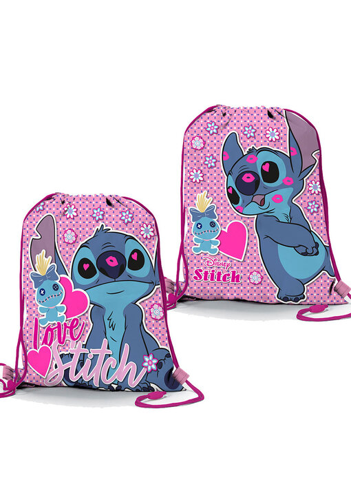 Disney Lilo & Stitch Gymbag Love Scrump 39 x 31 cm - Polyester