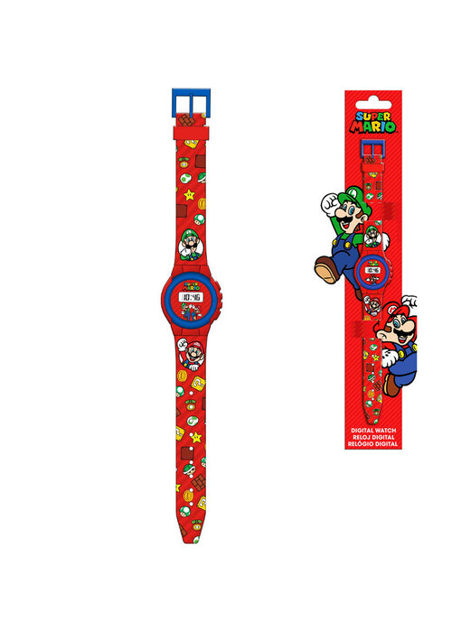 Super Mario Digital watch Play 22 cm