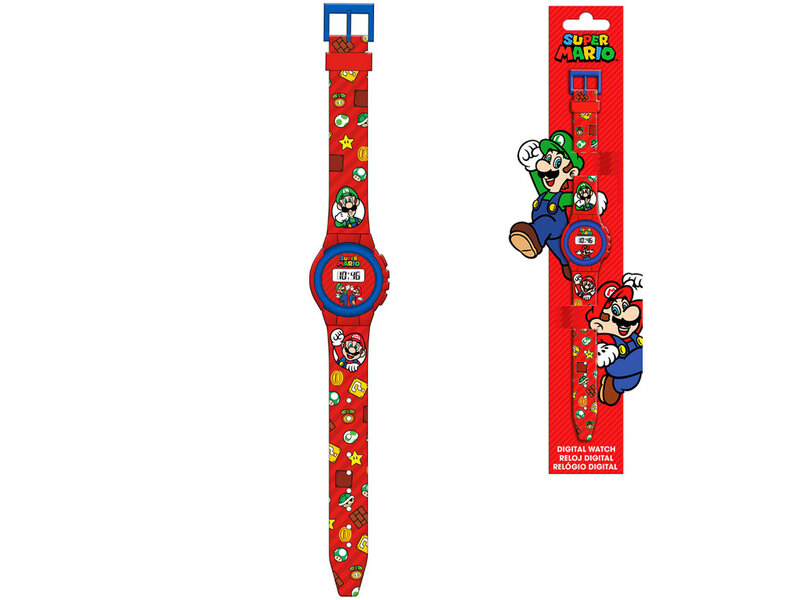 Super Mario Digitaluhr Play - 22 cm