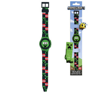 Minecraft Digitaal Horloge Creeper 22 cm