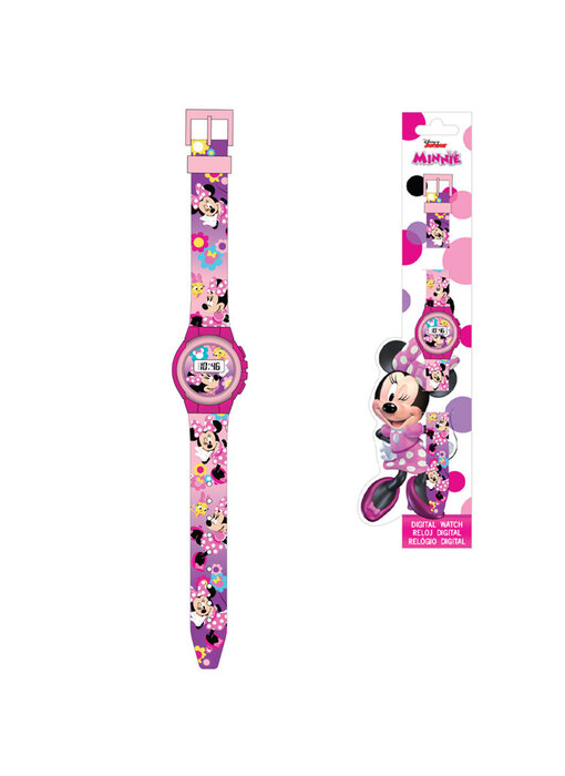 Disney Minnie Mouse Montre numérique Happy 22 cm