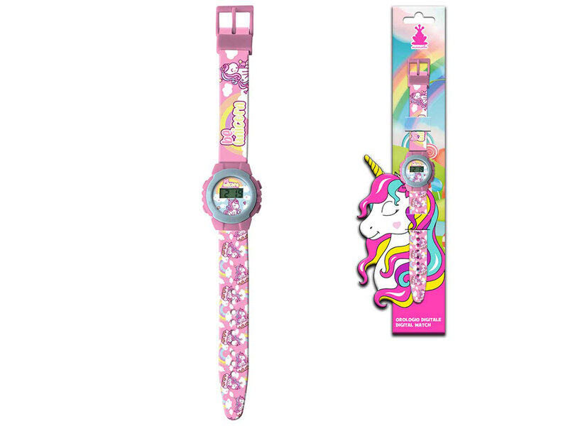 Unicorn Digitaal Horloge Rainbow - 22 cm