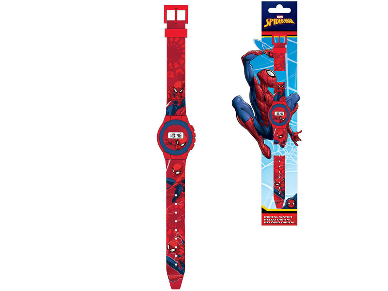 SpiderMan Héros de la montre numérique - 22 cm