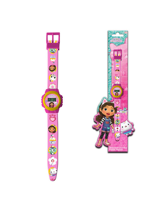 Gabby's poppenhuis Montre numérique rose 22 cm