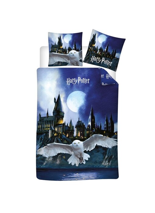 Harry Potter Housse de couette Magic Castle 140 x 200 / 65 x 65 cm Polycoton
