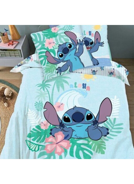 Disney Lilo & Stitch Bettbezug Aloha 140 x 200 + 65 x 65 Polycotton