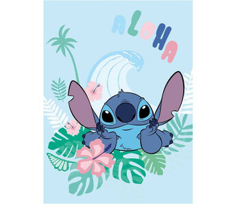 Disney Lilo & Stitch Fleece-Plaid Aloha 110 x 150 cm Polyester