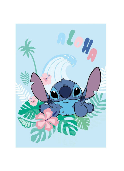Disney Lilo & Stitch Fleeceplaid Aloha 110 x 150 cm Polyester