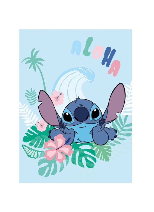 Disney Lilo & Stitch Plaid polaire Aloha 110 x 150 cm Polyester