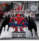 SpiderMan Bettbezug-Schutz – Lits Jumeaux – 240 x 220 cm – Polycotton