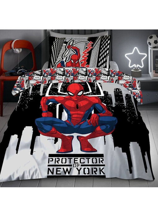 SpiderMan Housse de couette Protecteur 240 x 220 cm Polycoton