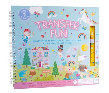 Floss & Rock Transfer Play/Drawing Book Rainbow Fairy