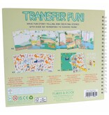 Floss & Rock Transfer Speel/Tekenboek, Jungle - 24 x 21 x 0.8cm - Multi