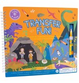 Floss & Rock Transfer Play/Drawing Book, Dino - 24 x 21 x 0.8cm - Multi