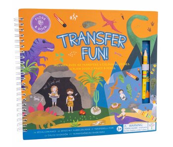 Floss & Rock Transfer Play/Drawing Book Dino