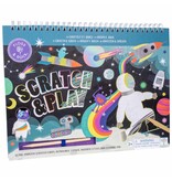 Floss & Rock Scratch and Play Drawing Book, Space - 26.5 x 20.5 x 1.5cm - Multi