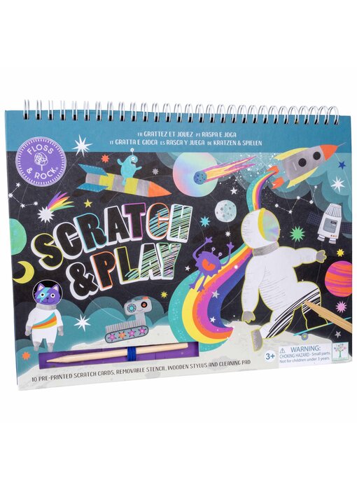 Floss & Rock Scratch and Play Drawing Book Space