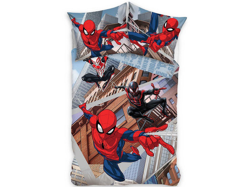 SpiderMan Housse de couette Spider Sense - Seul - 140 x 200 cm - Katoen