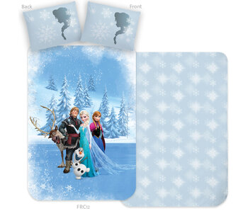 Disney Frozen Bettbezug Familie 140 x 200 cm / 60 x 70 cm Baumwolle